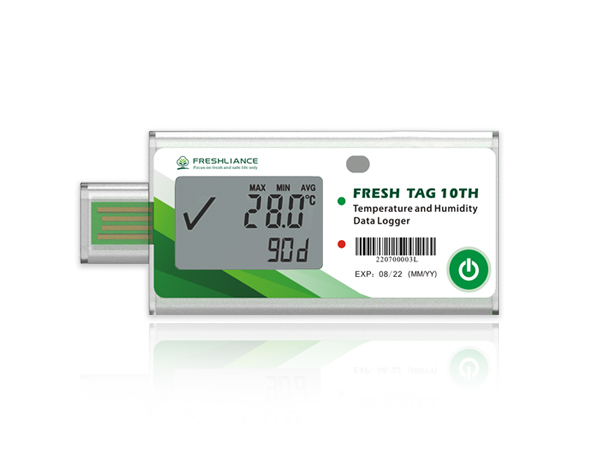 Fresh Tag 10TH Temperature and Humidity Data Logger image 1