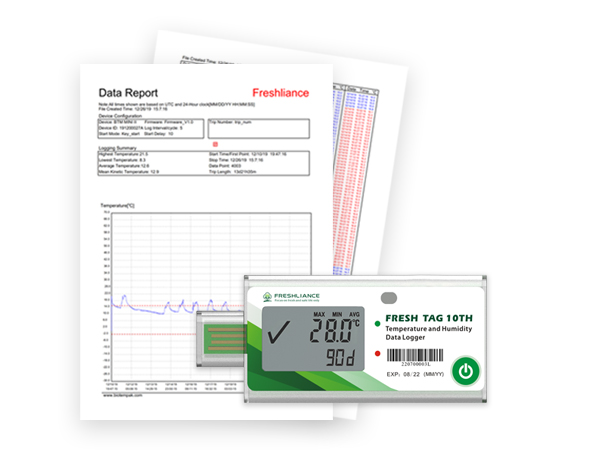 Fresh Tag 10TH Temperature and Humidity Data Logger image 9