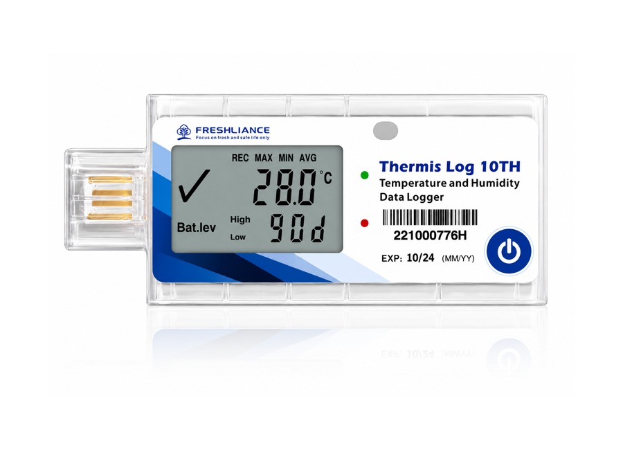 Thermis Log 10T Single Use USB Temperature Data Loggers