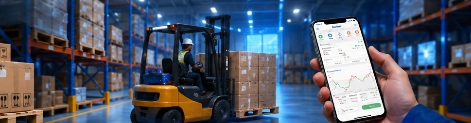 Warehouse monitoring system in action